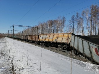 На перегоне Чалганы – Ушумун Заб. ЖД произошёл сход вагонов грузового поезда