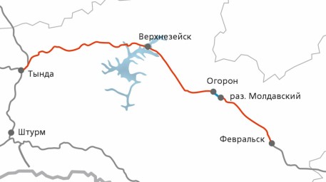 ​День мы начали со строителями на Транссибе, а заканчиваем – на БАМе