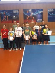 Открытое первенство спортшколы «Олимп» по настольному теннису
