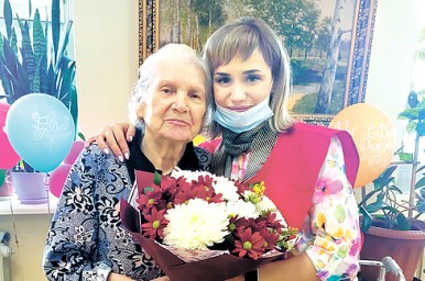 ПОЗДРАВИЛИ МАРЬЮ КОЛЯДУ. ЕЙ ИСПОЛНИЛОСЬ 95 ЛЕТ.
