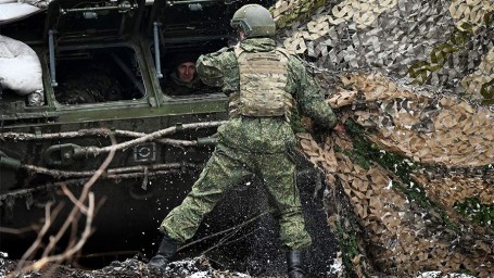 Карта спецоперации на Украине 17 февраля