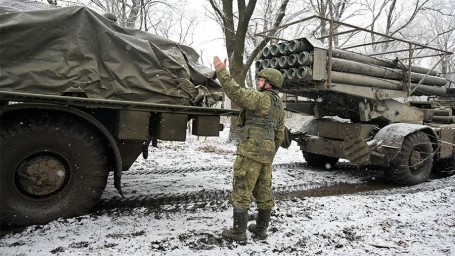 Карта спецоперации на Украине 12 февраля