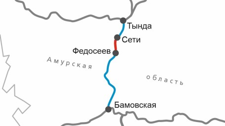 Протяжённость двухпутных участков БАМа выросла ещё на 11,2 км за счёт двух перегонов
