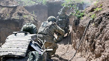 Карта спецоперации на Украине 15 июля