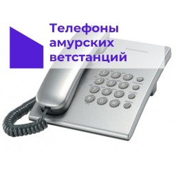 Телефоны амурских ветстанций