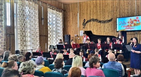 Праздничный концерт в Тындинской ДМШ к 80-летию Победы.