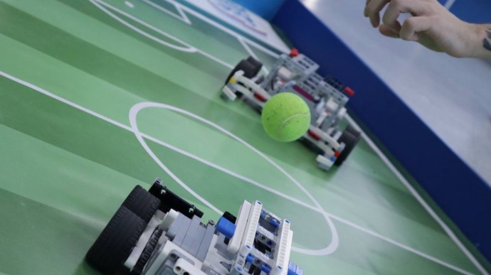 Робофутбол завоевал сердца участников! Робофутбол завоевал сердца участников!