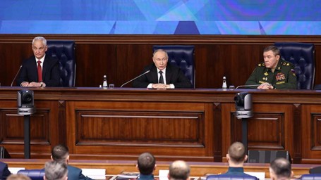 Путин выступил на расширенном заседании коллегии Минобороны России. Главное