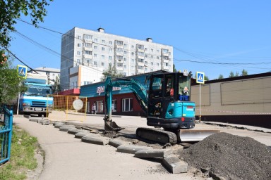 Ремонт городских дорог продолжается