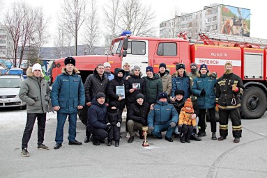 Тындинские пожарные МЧС России стали победителями в эстафете «Сибирские парни»