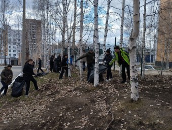 Тындинцы вышли на первый общегородской субботник.