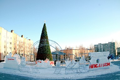 В Тынде ледовый городок готов к праздникам!