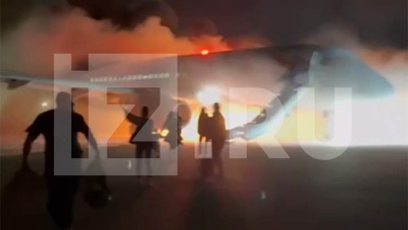 Самолет авиакомпании «Азимут» загорелся при посадке в Анталье. Что известно