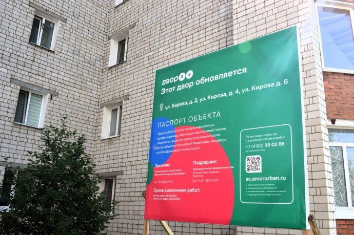 ​Продолжается обновление тындинских дворов