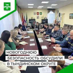 Тындинский округ: Усиление мер безопасности в период новогодних торжеств