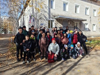 Туристы Центра творчества на Гетканских скалах