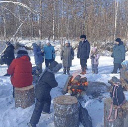 Жители Муртыгита сходили в зимний поход