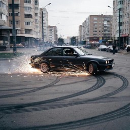 Житель Тынды осужден за экстремальный дрифт посреди города.