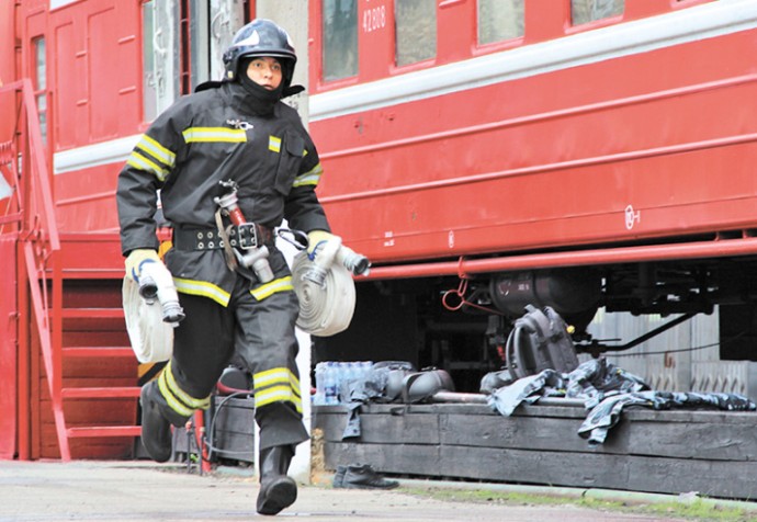 На старт в пожарном порядке На старт в пожарном порядке