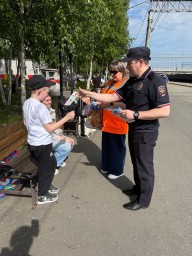 Транспортные полицейские Тынды напомнили детям о безопасности