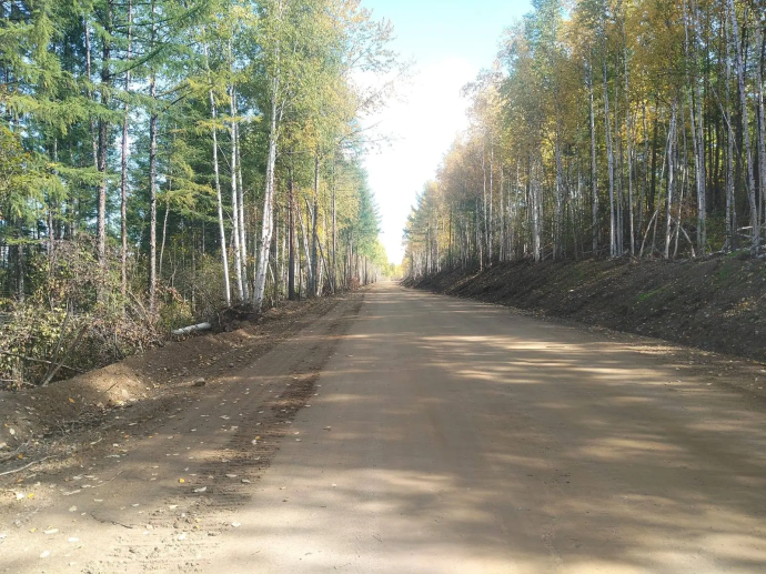 На автодороге Восточный &ndash; Маревый установят три водопропускные трубы.