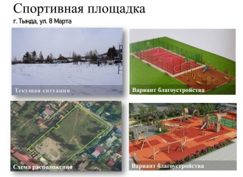Тындинцы решили: спортивная площадка на улице 8 Марта будет обновлена.