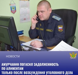 Тындинец погасил долг по алиментам, чтобы избежать уголовной ответственности.