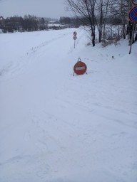 Движение по ледовой переправе запрещено