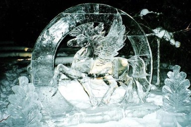 Конкурс рисунков ледовой скульптуры «Символ года-2026» в Тынде